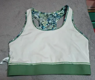 Top Deportivo Work Out Talla M Floral