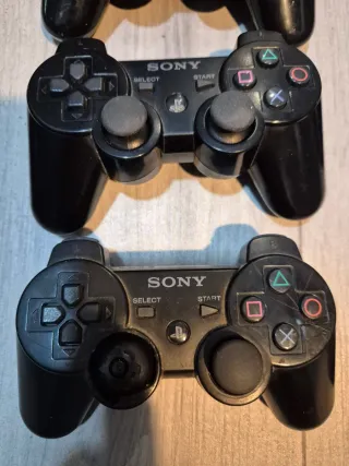 8 Mandos de ps3 y 2 de ps2 para reparar o piezas