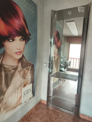 Espejo para peluquería