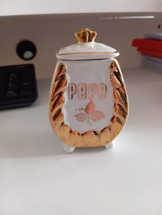 Barattoli art decò anni 50 porcellana Frida Capodi