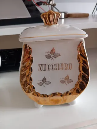 Barattoli art decò anni 50 porcellana Frida Capodi