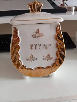 Barattoli art decò anni 50 porcellana Frida Capodi