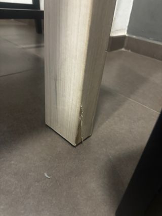 Mesa de comedor madera gris