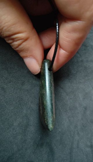 Colgante Jade Hacha México/ Prehispánico