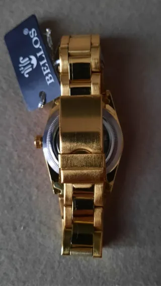 Orologio Bellos Automatico Uomo Oro Bianco