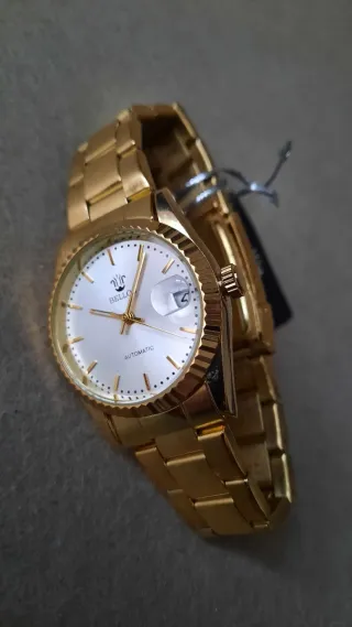 Orologio Bellos Automatico Uomo Oro Bianco