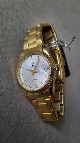Orologio Bellos Automatico Uomo Oro Bianco