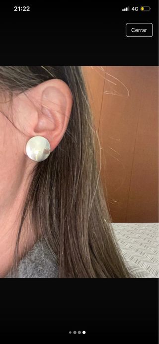 Pendientes Tous Plata con grabado flores