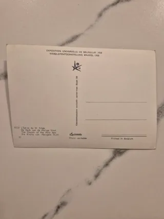 Lote Postales Antiguas Expo Bruselas 1958