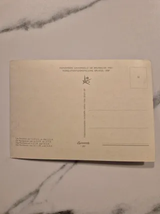 Lote Postales Antiguas Expo Bruselas 1958