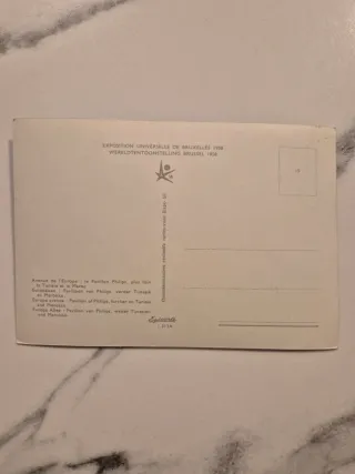 Lote Postales Antiguas Expo Bruselas 1958