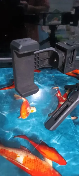 Trípode para móvil con doble sujeción