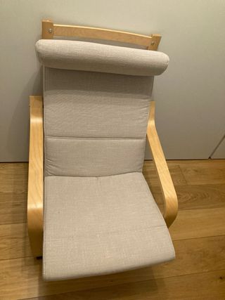 Sillón Poäng Ikea Beige Claro
