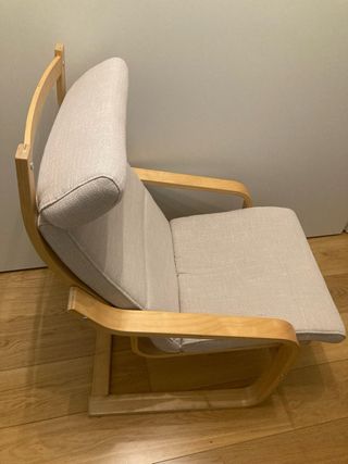 Sillón Poäng Ikea Beige Claro