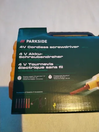 Destornillador Parkside 4V