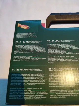 Destornillador Parkside 4V