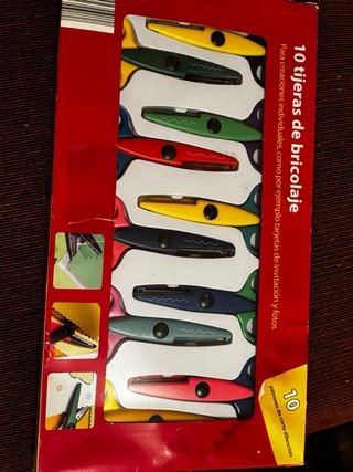 10 Tijeras de manualidades con patrones de corte