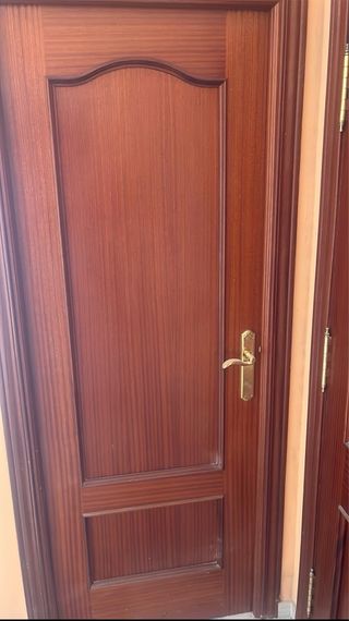 Puerta de madera interior