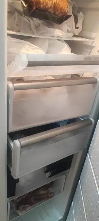 Congelador vertical acero inoxidable