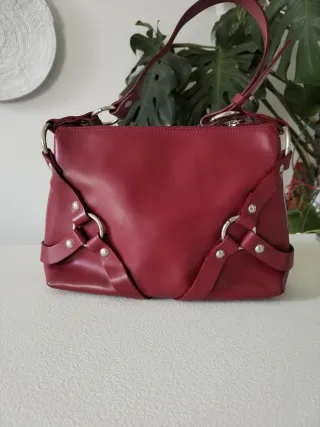 Borsa Coccinelle rossa in pelle