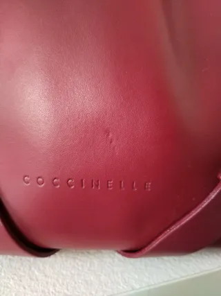 Borsa Coccinelle rossa in pelle