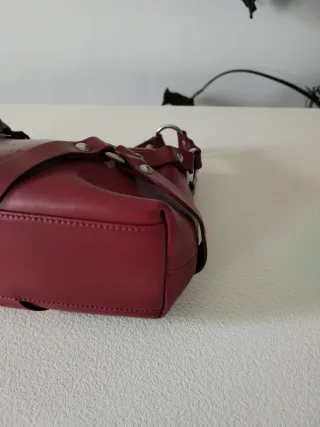 Borsa Coccinelle rossa in pelle