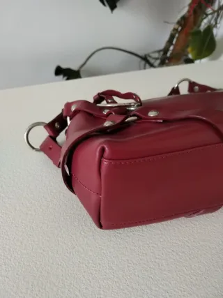 Borsa Coccinelle rossa in pelle