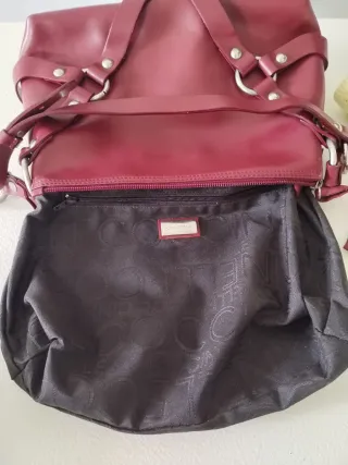 Borsa Coccinelle rossa in pelle