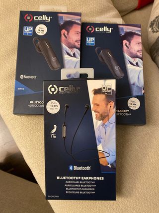 PACK 3 Auriculares Bluetooth Celly