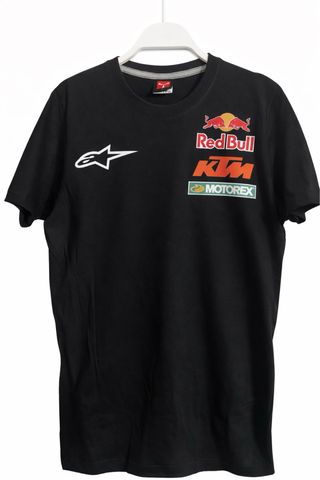 T-shirt KTM Racing Moto Nero Stampa Fronte Retro
