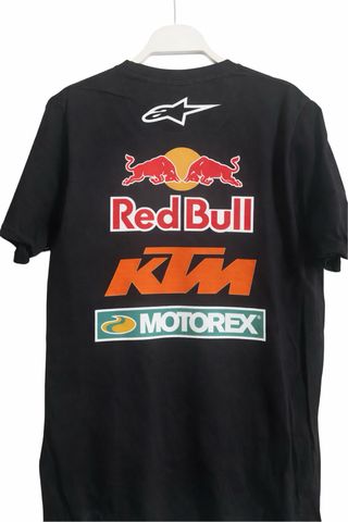 T-shirt KTM Racing Moto Nero Stampa Fronte Retro