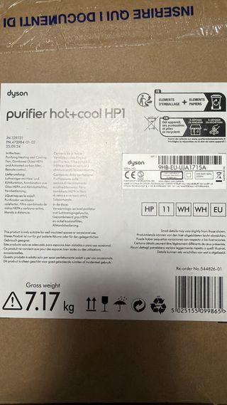 Dyson purifier hot-cool HP1