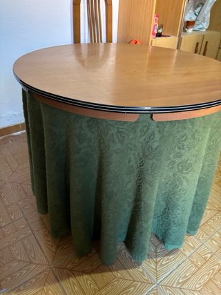 Mesa camilla redonda
