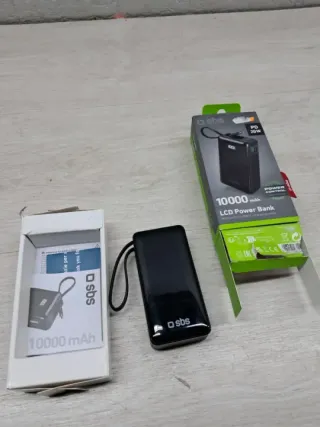 SBS Powerbank 10000mAh LCD Ricarica Rapida