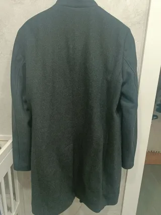 Abrigo Zara Hombre Talla XL Gris