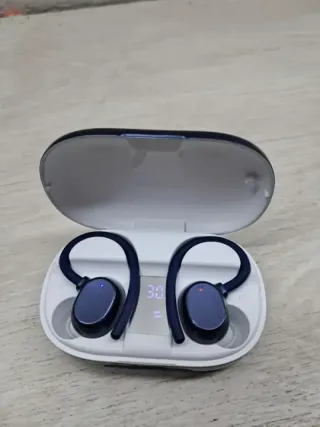 Auriculares Deportivos Inalámbricos Azul/Blanco