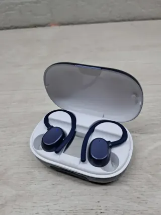 Auriculares Deportivos Inalámbricos Azul/Blanco