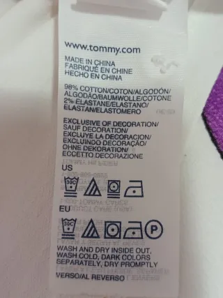 Polo Tommy Hilfiger niña T.8