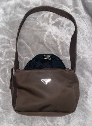 Borsetta Prada marrone per donne