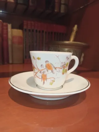 Antigua Taza de porcelana A.Cortina - Bilbao