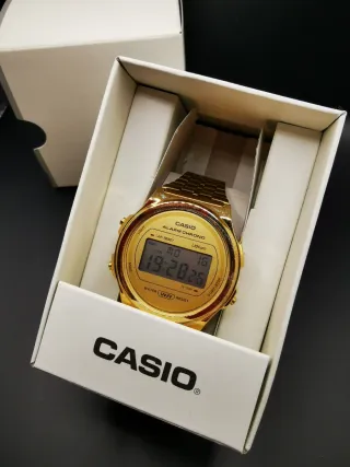 Reloj Casio Vintage Dorado Nuevo