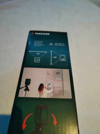 Nivel Láser Parkside Cruzado con Trípode