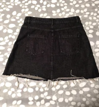 Minifalda vaquera negra Green Coast T.38