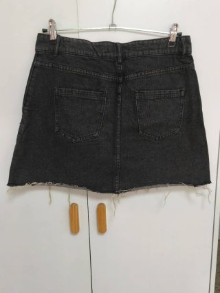 Falda denim negra 100% algodón Green Coast T.38