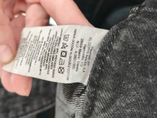 Falda denim negra 100% algodón Green Coast T.38