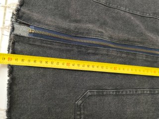 Falda denim negra 100% algodón Green Coast T.38