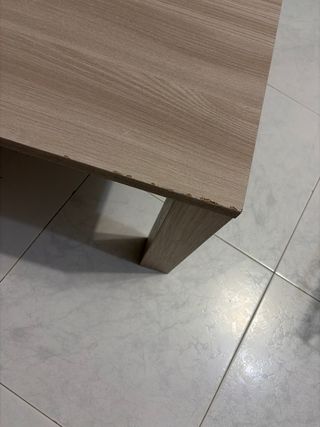 Mesa de centro madera clara
