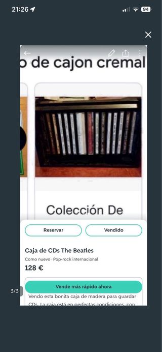 Caja negra CDs Discografía The Beatles