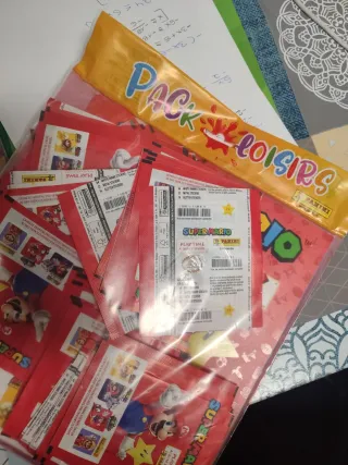 Paquete Super Mario Cromos y Álbum