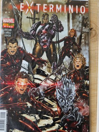 Lote Exterminio grapa Panini Marvel X-Men